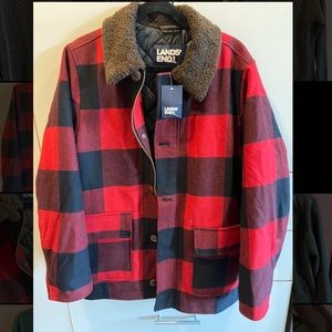 Lands End Men’s Wool Barn Coat